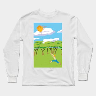 Running in the Woods Long Sleeve T-Shirt